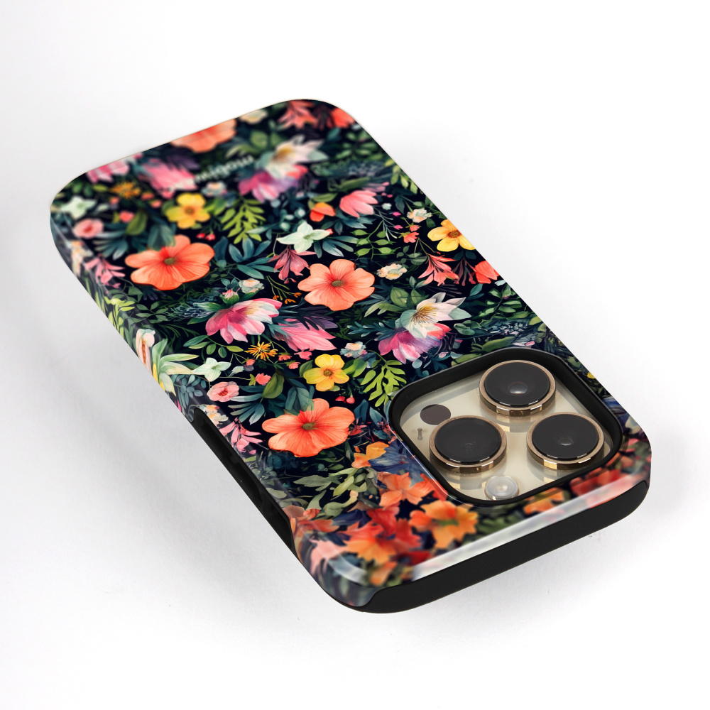 Odolný obal Mobiwear Elite Pro - Samsung Galaxy Z Flip 6 - EP48E Pestré kvítky