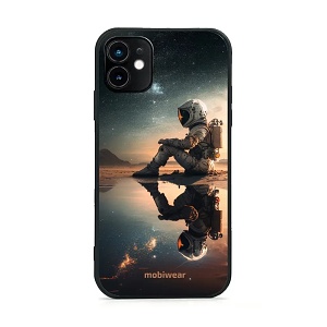 Lesklý kryt Mobiwear Glossy - Apple iPhone 11 - G003G Astronaut na samotce