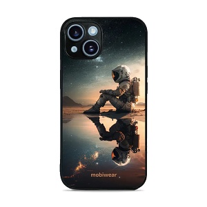 Lesklý kryt Mobiwear Glossy - Apple iPhone 14 - G003G Astronaut na samotce