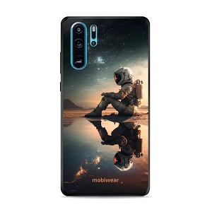 Lesklý kryt Mobiwear Glossy - Huawei P30 Pro - G003G Astronaut na samotce