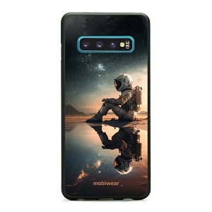 Lesklý kryt Mobiwear Glossy - Samsung Galaxy S10 - G003G Astronaut na samotce