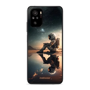 Lesklý kryt Mobiwear Glossy - Xiaomi Redmi Note 10s - G003G Astronaut na samotce
