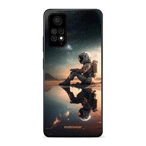 Lesklý kryt Mobiwear Glossy - Xiaomi Redmi Note 11 Pro 5G - G003G Astronaut na samotce