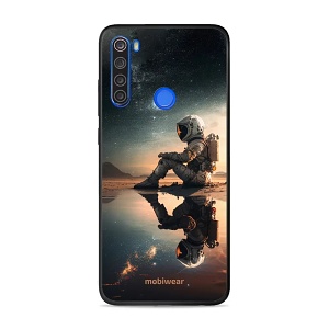 Lesklý kryt Mobiwear Glossy - Xiaomi Redmi Note 8T - G003G Astronaut na samotce