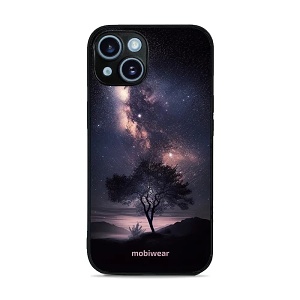 Lesklý kryt Mobiwear Glossy - Apple iPhone 14 - G005G Strom s galaxií