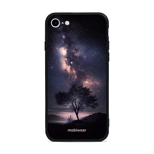 Lesklý kryt Mobiwear Glossy - Apple iPhone SE (2022) - G005G Strom s galaxií