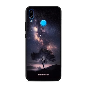 Lesklý kryt Mobiwear Glossy - Huawei P20 Lite - G005G Strom s galaxií