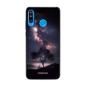 Lesklý kryt Mobiwear Glossy - Huawei P30 Lite - G005G Strom s galaxií