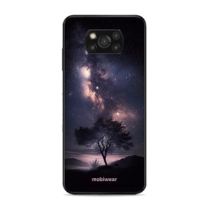 Lesklý kryt Mobiwear Glossy - Xiaomi POCO X3 NFC - G005G Strom s galaxií