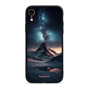 Lesklý kryt Mobiwear Glossy - Apple iPhone XR - G006G Hora s hvězdnou oblohou