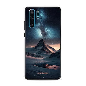 Lesklý kryt Mobiwear Glossy - Huawei P30 Pro - G006G Hora s hvězdnou oblohou