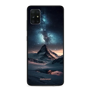 Lesklý kryt Mobiwear Glossy - Samsung Galaxy A71 - G006G Hora s hvězdnou oblohou