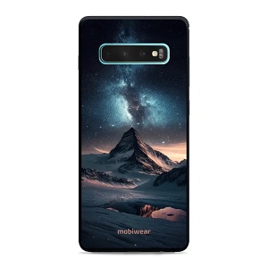 Lesklý kryt Mobiwear Glossy - Samsung Galaxy S10 Plus - G006G Hora s hvězdnou oblohou
