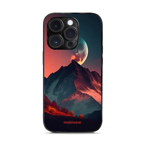 Lesklý kryt Mobiwear Glossy - Apple iPhone 14 Pro - G007G Hora s měsícem - VÝPRODEJ