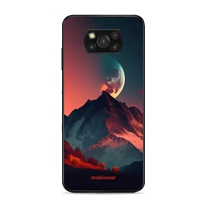 Lesklý kryt Mobiwear Glossy - Xiaomi POCO X3 NFC - G007G Hora s měsícem - VÝPRODEJ
