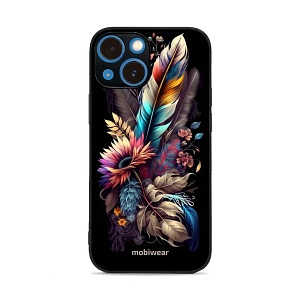 Lesklý kryt Mobiwear Glossy - Apple iPhone 13 Mini - G011G Kytice s pírkem
