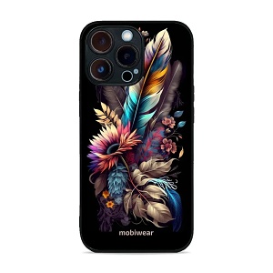 Lesklý kryt Mobiwear Glossy - Apple iPhone 13 Pro - G011G Kytice s pírkem