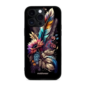 Lesklý kryt Mobiwear Glossy - Apple iPhone 14 Pro Max - G011G Kytice s pírkem