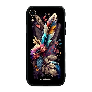 Lesklý kryt Mobiwear Glossy - Apple iPhone XR - G011G Kytice s pírkem