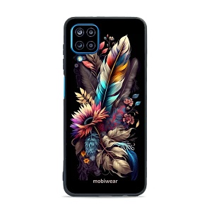 Lesklý kryt Mobiwear Glossy - Samsung Galaxy A12 - G011G Kytice s pírkem