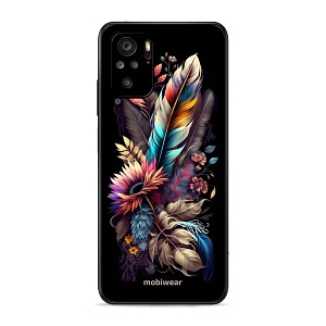 Lesklý kryt Mobiwear Glossy - Xiaomi Redmi Note 10s - G011G Kytice s pírkem