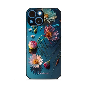 Lesklý kryt Mobiwear Glossy - Apple iPhone 13 Mini - G013G Květy na hladině