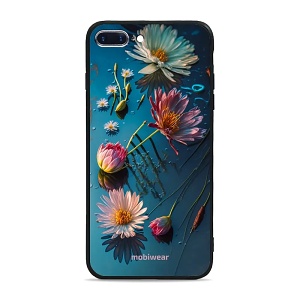 Lesklý kryt Mobiwear Glossy - Apple iPhone 8 Plus - G013G Květy na hladině
