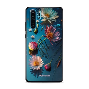 Lesklý kryt Mobiwear Glossy - Huawei P30 Pro - G013G Květy na hladině