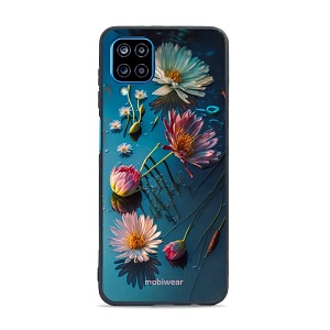 Lesklý kryt Mobiwear Glossy - Samsung Galaxy A12 - G013G Květy na hladině