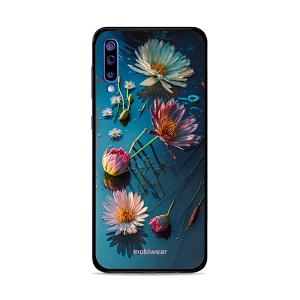 Lesklý kryt Mobiwear Glossy - Samsung Galaxy A30s - G013G Květy na hladině
