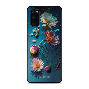 Lesklý kryt Mobiwear Glossy - Samsung Galaxy S20 - G013G Květy na hladině - TROCHU ŠKRÁBLÉ