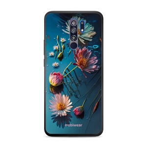 Lesklý kryt Mobiwear Glossy - Xiaomi Redmi 9 - G013G Květy na hladině