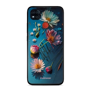Lesklý kryt Mobiwear Glossy - Xiaomi Redmi 9C - G013G Květy na hladině