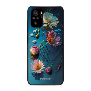 Lesklý kryt Mobiwear Glossy - Xiaomi Redmi Note 10 - G013G Květy na hladině