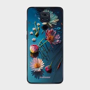 Lesklý kryt Mobiwear Glossy - Xiaomi Redmi Note 9 - G013G Květy na hladině