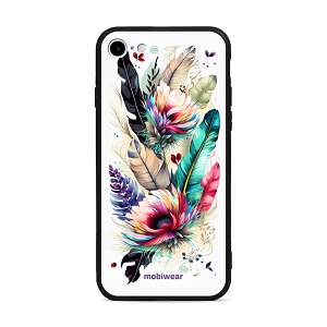Lesklý kryt Mobiwear Glossy - Apple iPhone SE (2020) - G017G Pírka a květy