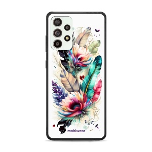 Lesklý kryt Mobiwear Glossy - Samsung Galaxy A52 / A52s 5G - G017G Pírka a květy