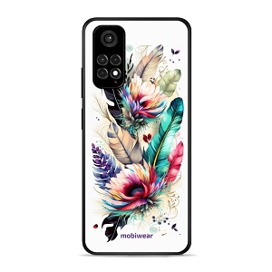 Lesklý kryt Mobiwear Glossy - Xiaomi Redmi Note 11S - G017G Pírka a květy
