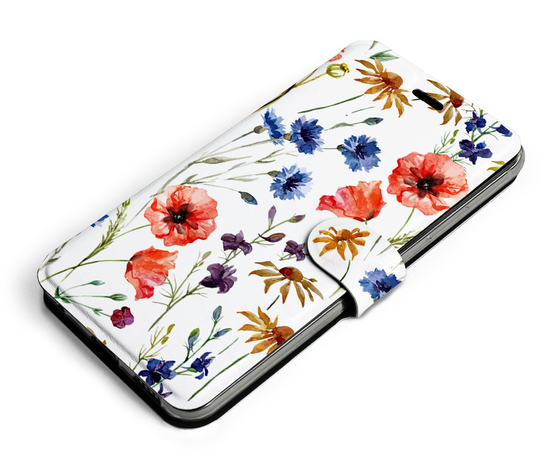 Flipové pouzdro Mobiwear - Samsung Galaxy A34 5G - MP04S Luční kvítí