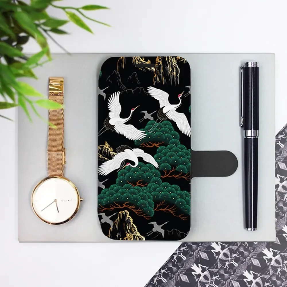 Flipové pouzdro Mobiwear - Xiaomi Redmi A2 - VP16S Jeřábi