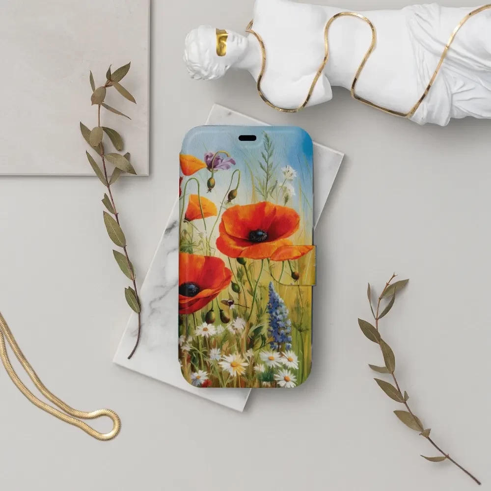Flipové pouzdro Mobiwear - Samsung Galaxy S23 Plus - VP43S Letní louka