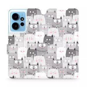 Flipové pouzdro Mobiwear - Xiaomi Redmi Note 12 4G - M099P Kočičky