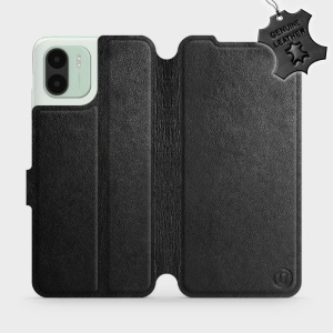 Kožené flip pouzdro Mobiwear - Xiaomi Redmi A2 - Černé