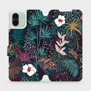 Flipové pouzdro Mobiwear - Xiaomi Redmi A2 - VP13S Temná flóra