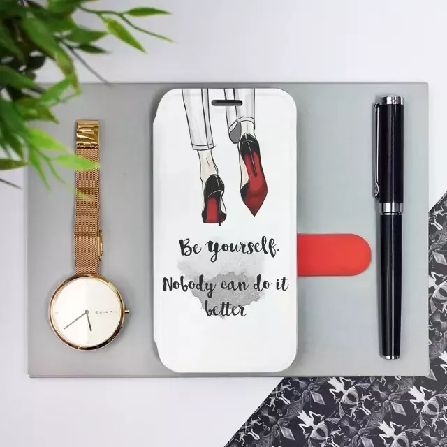 Flipové pouzdro Mobiwear - Motorola Moto G13 - M046P Be yourself