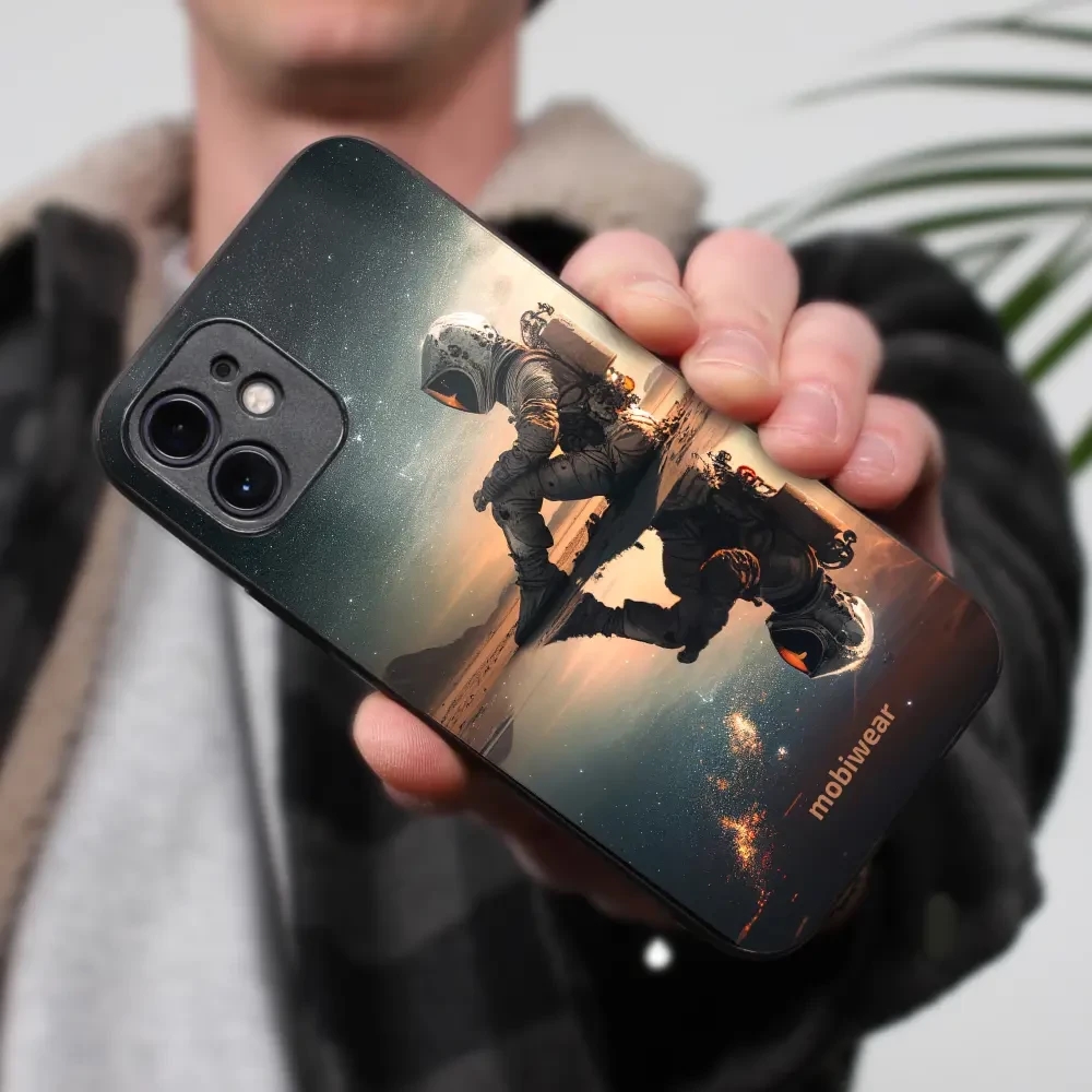 Lesklý kryt Mobiwear Glossy - Samsung Galaxy S23 Ultra - G003G Astronaut na samotce