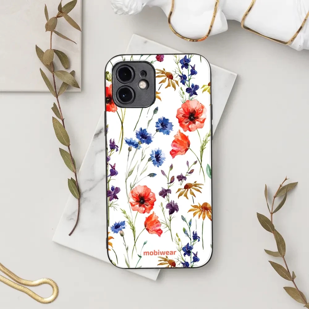 Lesklý kryt Mobiwear Glossy - Apple iPhone 12 Pro - G032G - Luční kvítí