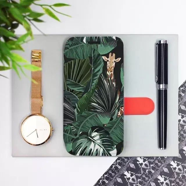 Flipové pouzdro Mobiwear - Samsung Galaxy A34 5G - VP06P Žirafky