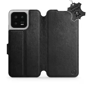 Flipové kožené pouzdro Mobiwear na mobil Xiaomi 13 - Černé - L_BLS - VÝPRODEJ