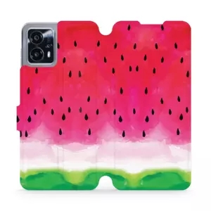 Flipové pouzdro Mobiwear - Motorola Moto G13 - V086S Melounek
